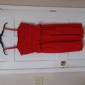 NWT ANTONIO MELANI CHERRY  MIDI DRESS SZ 8.